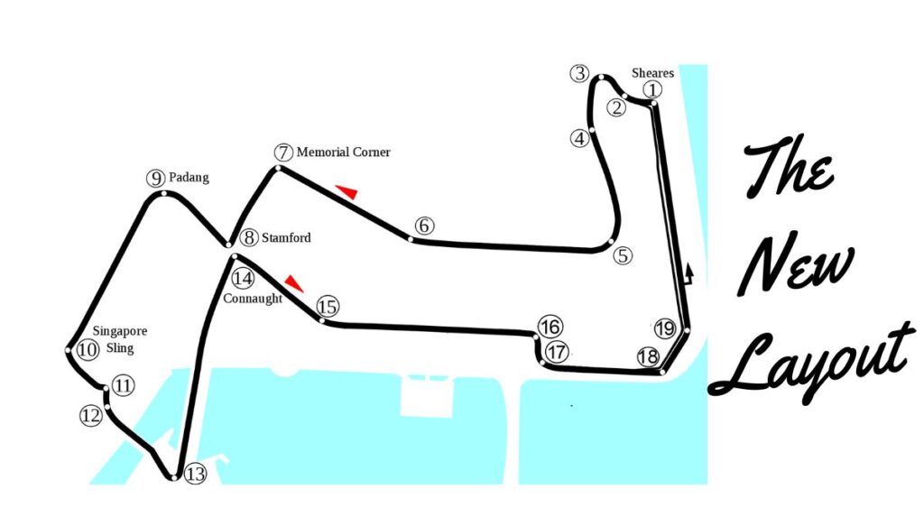 Changes to the Marina Bay Circuit